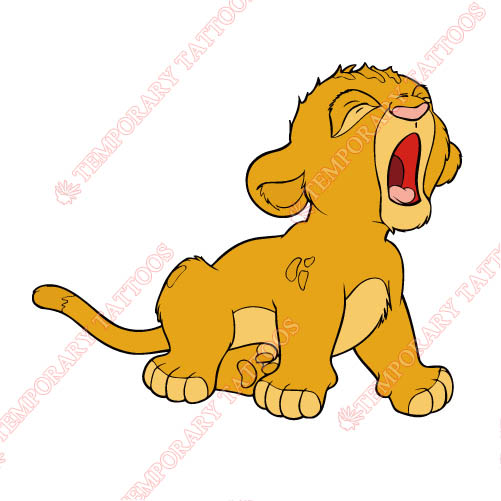 The Lion King Customize Temporary Tattoos Stickers NO.960
